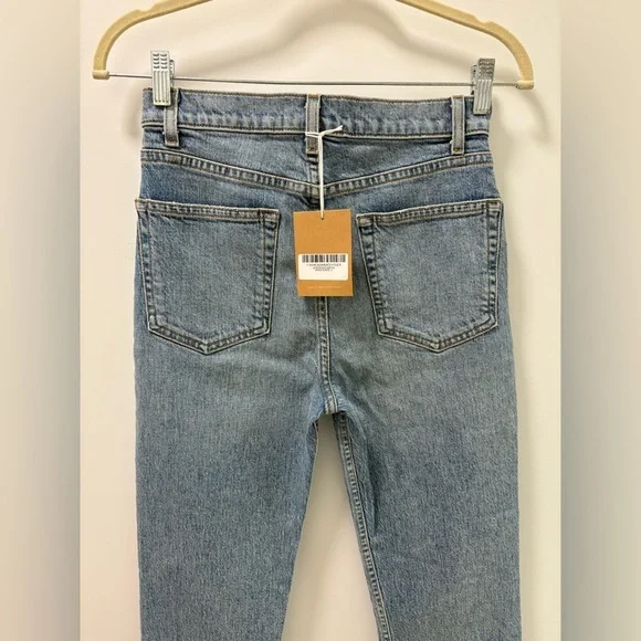 Reformation Jeans Liza High Rise Straight Jeans Size 25 NWT - Picture 7 of 14